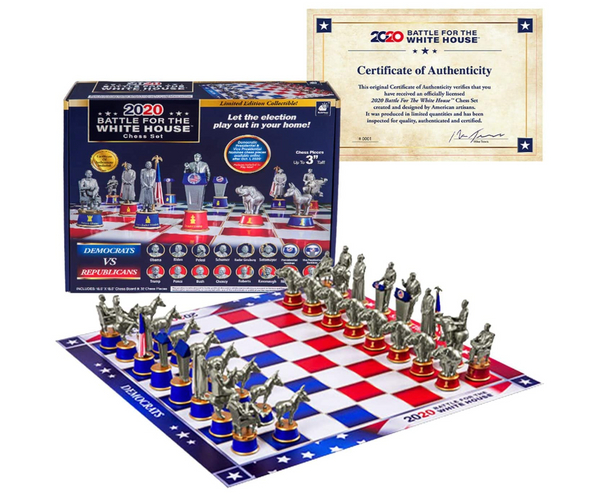 2020 Battle for the White House Collector's Edition Chess Set