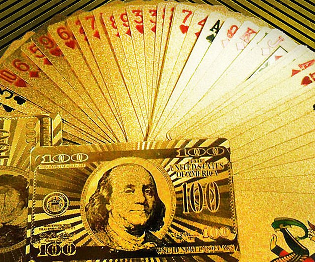Gold Playing Cards