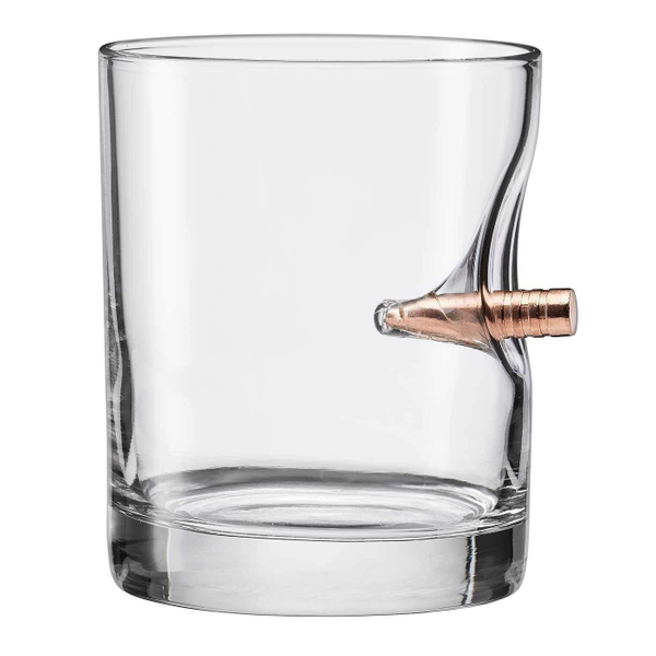 .308 Bullet Bourbon Glass