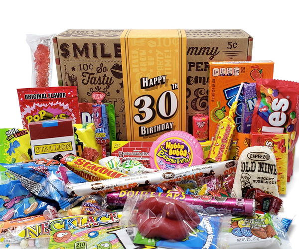 30th Birthday Retro Candy Gift Box