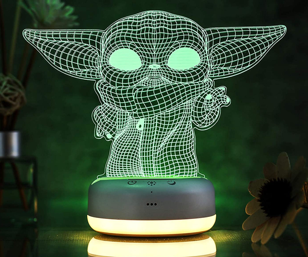 3D LED Baby Yoda Nightlight