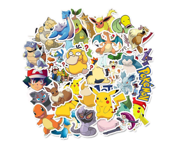 46 Pack Pokemon Stickers