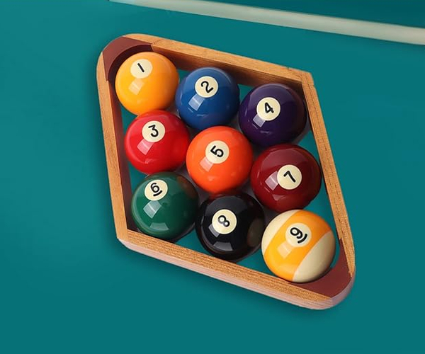 9-Ball Diamond Pool Ball Rack