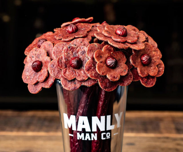 Beef Jerky Flower Bouquet