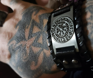 Leather Viking Armband