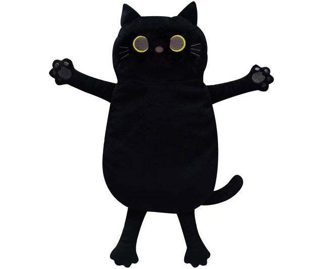 Black Cat Heating Pad