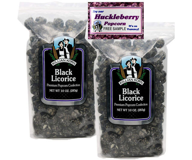 Black Licorice Popcorn
