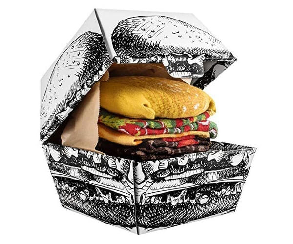Burger Socks Box