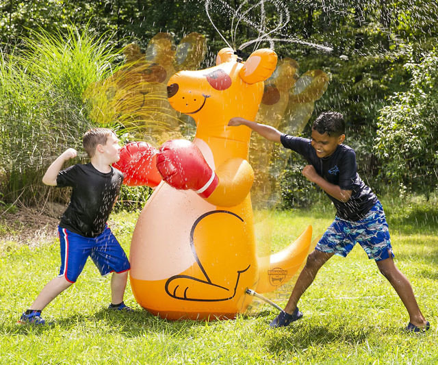 Giant Kangaroo Sprinkler Punching Bag
