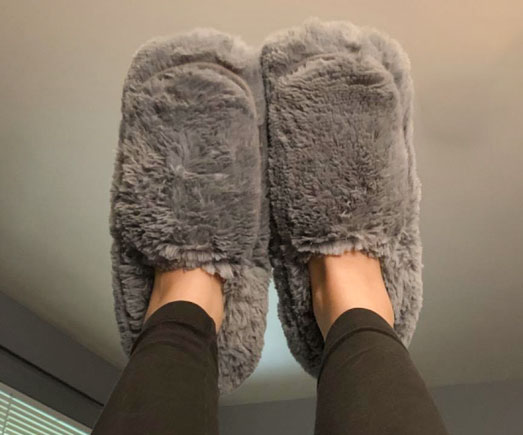 Plush Microwavable Slippers