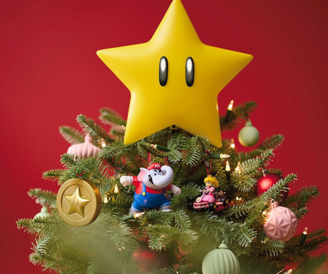 Nintendo Super Star Tree Topper