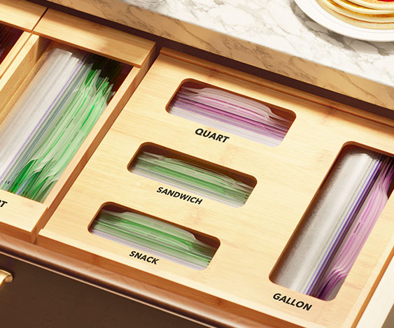 SpaceAid Bag Storage Organizer