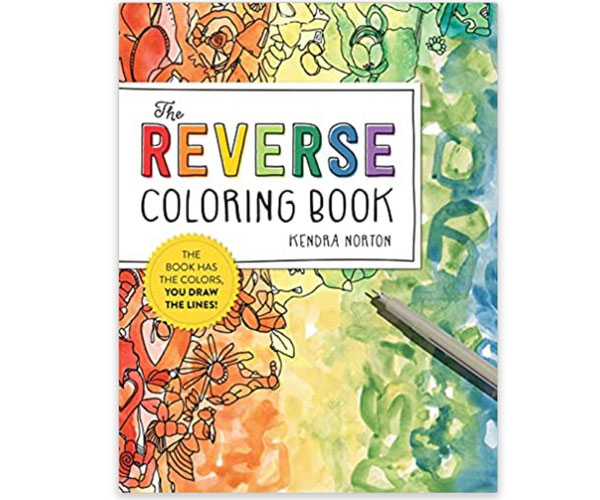 The Reverse Adult Coloring Book