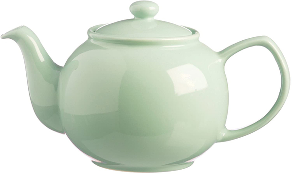 A Green Ceramic Teapot