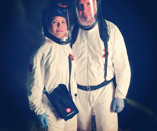 A Medical Grade Hazmat Suit