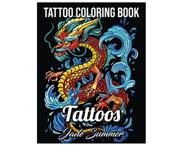 Adult Tattoo Coloring Book