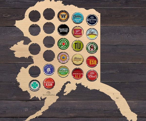 Alaska Beer Cap Holder