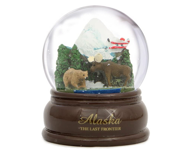 Alaska The Last Frontier Snow Globe