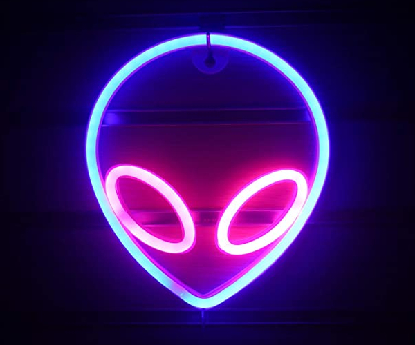 Alien Head Neon Sign