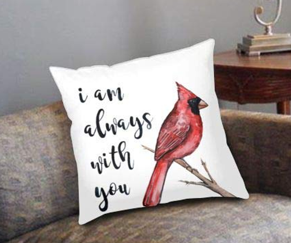 Always With You Cardinal Pillowcase