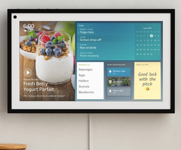 Amazon Echo Wall Display