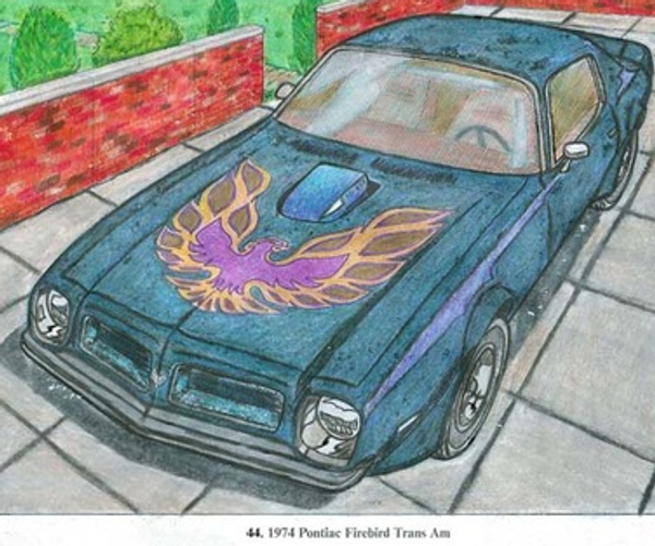 American Muscle Cars Adult Coloring Book