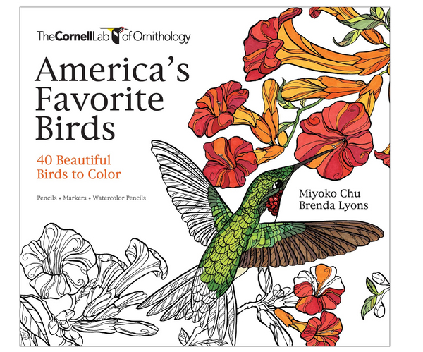 America's Favorite Birds Coloring Book