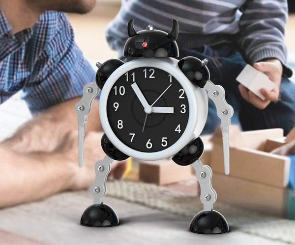 Analog Robot Alarm Clock