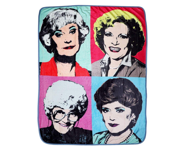 Andy Warhol Style Golden Girls Blanket
