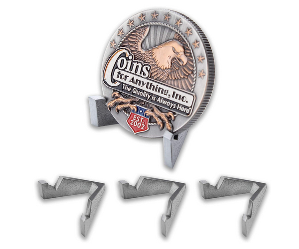 Antique Silver Coin Display Holder