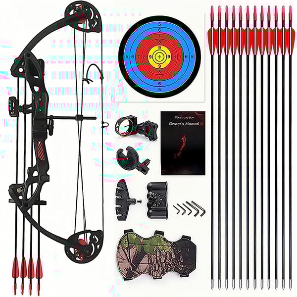 Archery Bow And Targets Set
