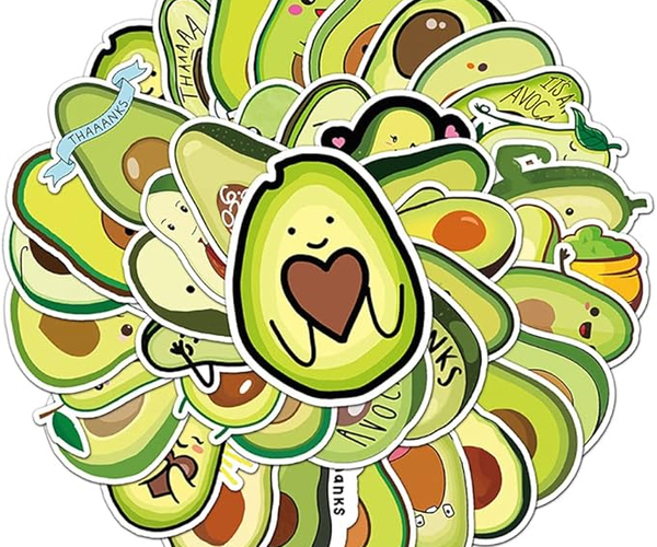 Avocado Sticker Set