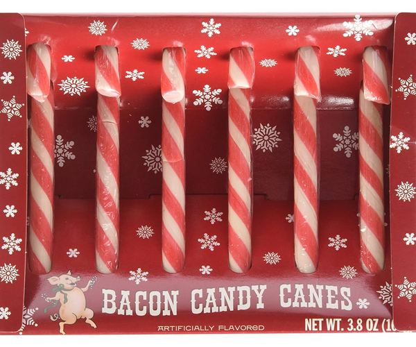 Bacon Flavored Candy Canes