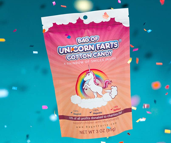 Bag of Unicorn Farts Cotton Candy