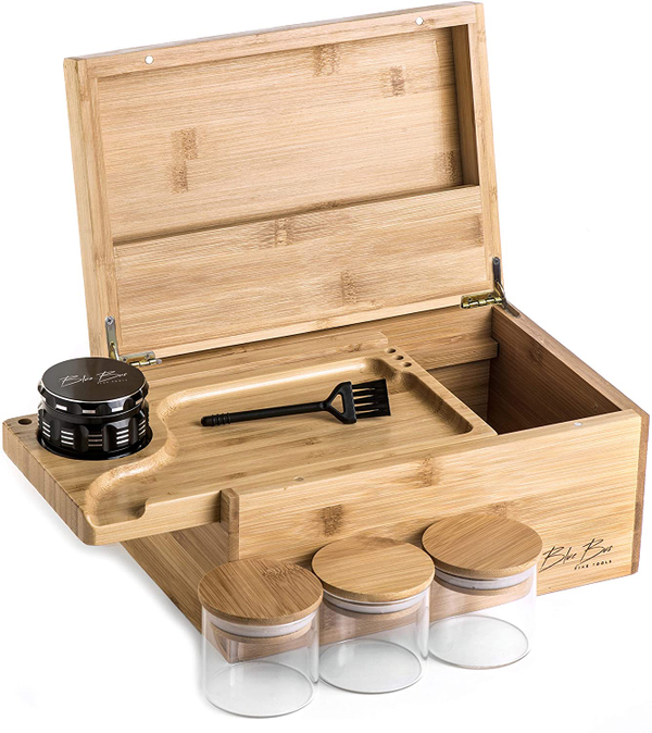 Bamboo Smell-proof Stash Box