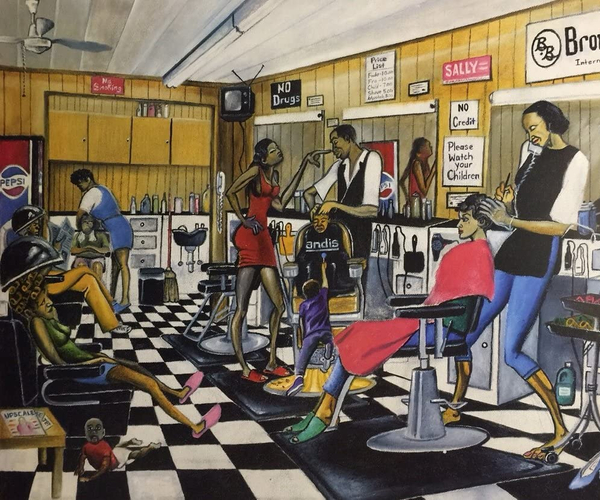 Barber Shop Art Print