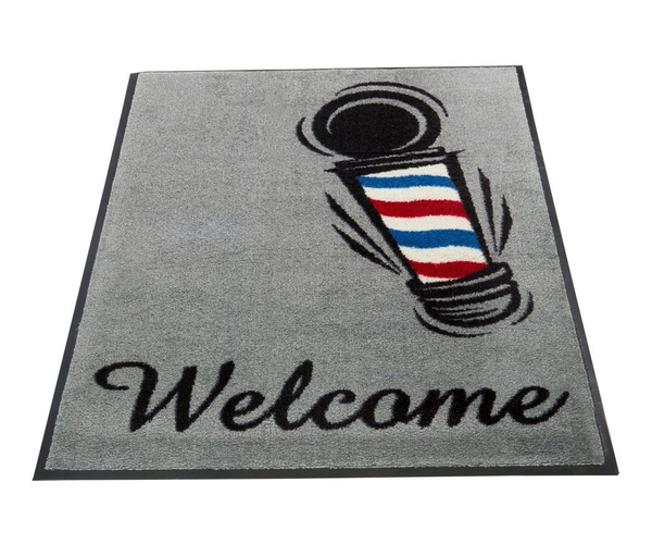 Barber Shop Welcome Mat