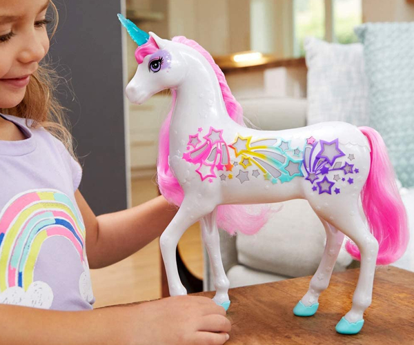 Barbie Dream Topia Brush and Sparkle Unicorn