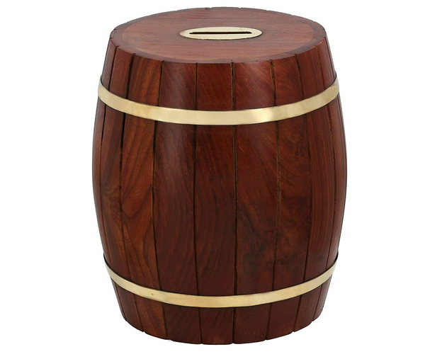 Barrel Piggy Bank