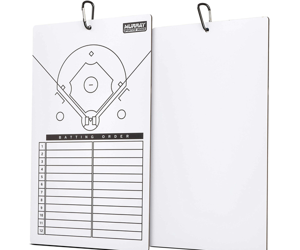 Baseball Coach Dry Erase Team Board