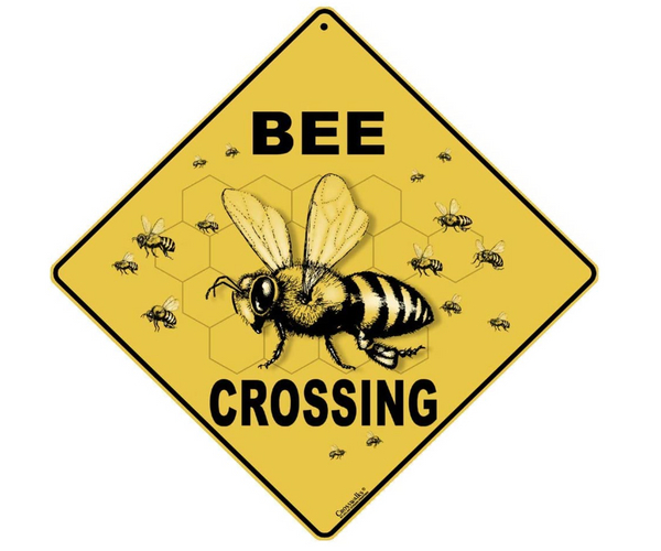Bee Crossing Sign