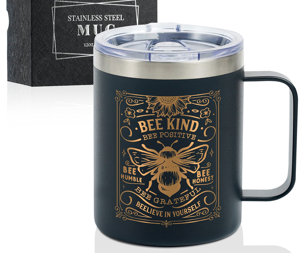 Bee Kind Travel Coffee Mug