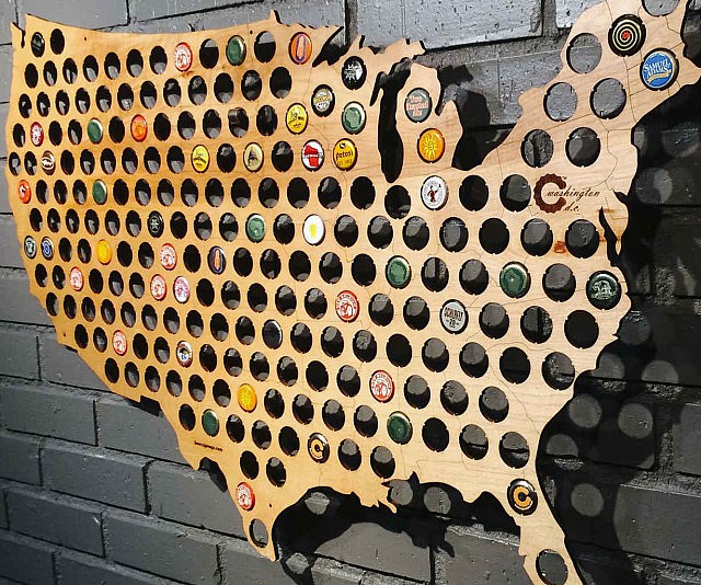 Beer Cap Maps