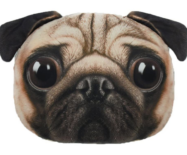 Big Pug Face Pillow