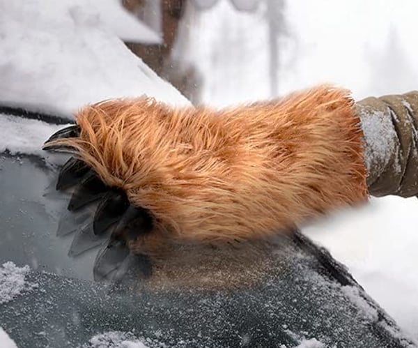 Bigfoot Paw Novelty Ice Scraper