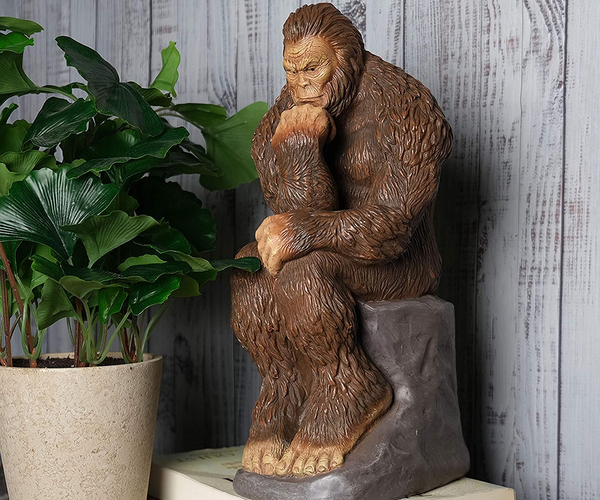 Bigfoot The Thinker Statue