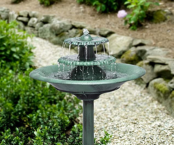 Bird Bath with Fountain