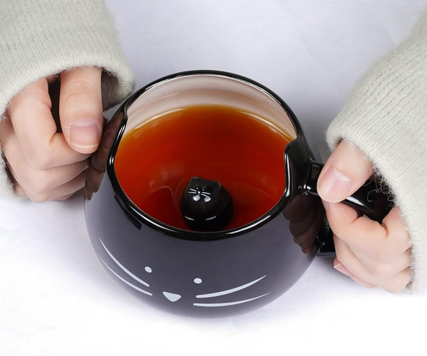 Black Cat Surprise Mug