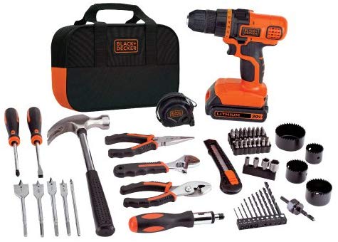Black & Decker 68 Piece Home Tools Kit