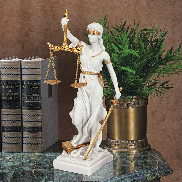 Blind Lady of Justice Statue